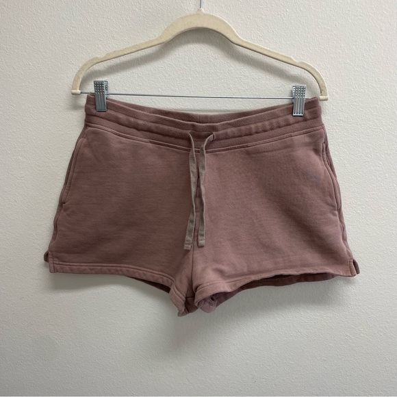 Girlfriend Collective 50/50 Sweat Short in Taro - Picture 2 of 5